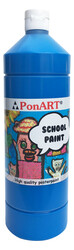 Ponart - School Paint Primer Mavi 1000ml