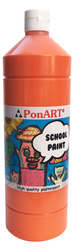 Ponart - School Paint Turuncu 1000ml