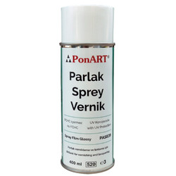 Ponart - Parlak Sprey Vernik 400ml