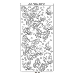 Ponart - PonART Sticker 3D Kelebek (Altın)