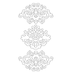 Ponart - PonART Sticker Altın Barok