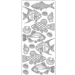 Ponart - PonART Sticker Balık (Altın)