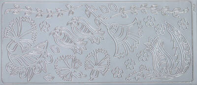 PonART Sticker Çini Çiçek (Gümüş)
