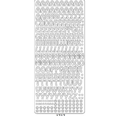 PonART Sticker Harf (Gümüş)