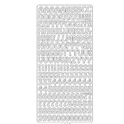 Ponart - PonART Sticker Harf-Sayı (Gümüş)