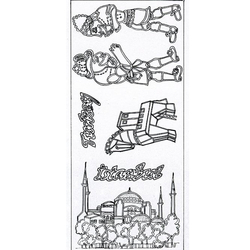 Ponart - PonART Sticker İstanbul (Altın)