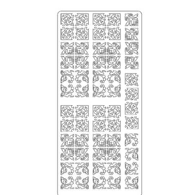 PonART Sticker Köşe 2 Gümüş