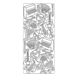 Ponart - PonART Sticker Müzik (Altın)