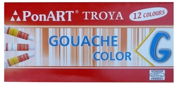 Ponart - Troya Guaj Boya Set 12x12 ml