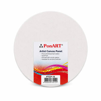 Yuvarlak Pres Tuval 15cm Çap