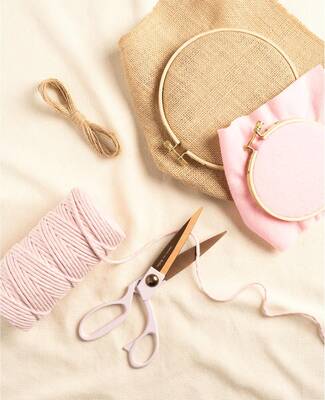Premium Makas Pembe 20 cm