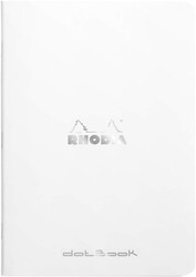 Rhodia - A5 Noktalı Beyaz Kapak Defter 48 Yaprak