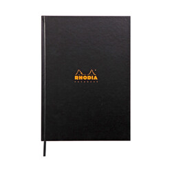 Rhodia - A4 Çizgili Defter Sert Kapak 80 Sayfa