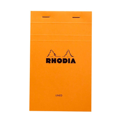 Rhodia - Basic 11x17mm Çizgili Bloknot Turuncu Kapak Defter