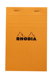 Rhodia - Basic 11x17cm Kareli Blok Turuncu Kapak 80