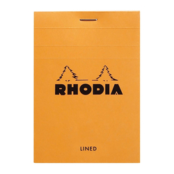 Rhodia - Basic 8,5x12cm Çizgili Blok Turuncu Kapak 80 Sayfa