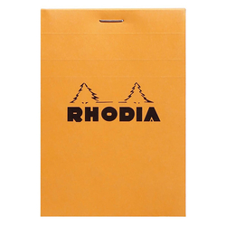 Rhodia - 8,5x12cm Kareli Blok Turuncu Kapak 80 Yaprak