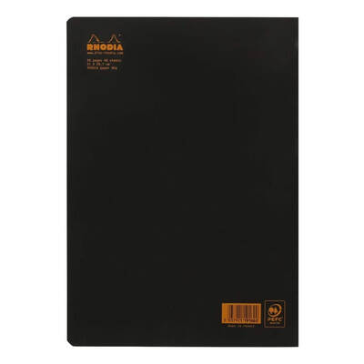 Basic A4 Noktalı Defter Siyah Kapak 48 Yaprak