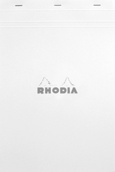 Rhodia - A4 Kareli Blok Beyaz Kapak 80 Yaprak