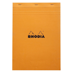 Rhodia - A4 Kareli Blok Turuncu Kapak 80 Yaprak