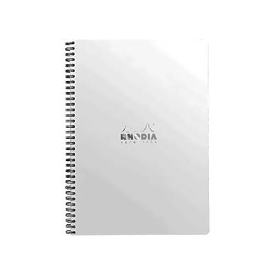 Basic A4+ Çizgili Defter Beyaz Kapak Spiralli 80 Yaprak