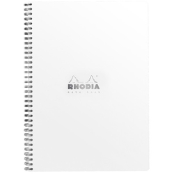Rhodia - Basic A4 Kareli Defter Spiral 80 Yaprak