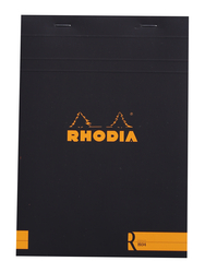 Rhodia - Basic A5 Çizgili Blok SİYAH Kapak 90gr 70 Yaprak