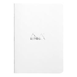 Rhodia - Basic A5 Çizgili Defter Beyaz Kapak 48 Yaprak