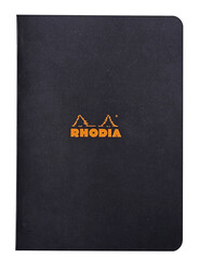 Rhodia - Basic A5 Çizgili Defter Siyah Kapak 48 Yaprak