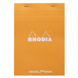 Rhodia - A5 Noktalı Blok Turuncu Kapak 80 Yaprak