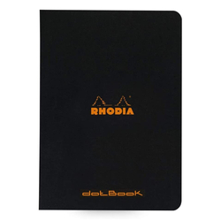 Rhodia - Classic A5 Noktalı Defter Siyah Kapak 48 Yaprak