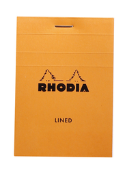 Rhodia - A7 Çizgili Blok Turuncu Kapak 80 Yaprak