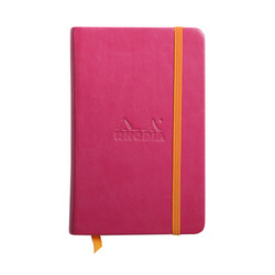 Rhodia - Boutique Rodiarama 9x14cm Çizgisiz Defter Framboise Sert Kapak