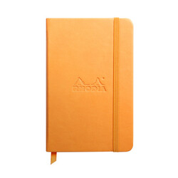 Rhodia - Boutique Rodiarama 9x14cm Çizgisiz Defter Orange Sert Kapak