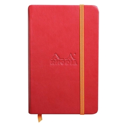 Rhodia - 9x14cm Çizgisiz Defter Poppy Sert Kapak 96 Yaprak 90gr