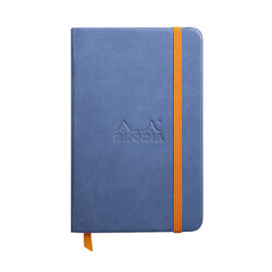 Rhodia - Boutique Rodiarama 9x14cm Çizgisiz Defter Sapphire Blue Sert Kapak