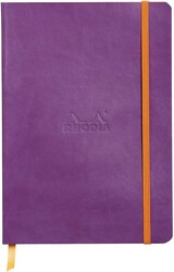 Rhodia - A5 Çizgili Defter VIOLET Yumuşak Kapak 80 Yaprak 90gr