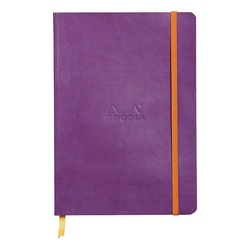 Rhodia - Rhodiarama A5 Dot Defter Mor Yumuşak Kapak 80 Yaprak