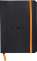 Boutique Rodiarama A6 Çizgili Defter Siyah Yumşak Kapak 72 Sayfa - Thumbnail