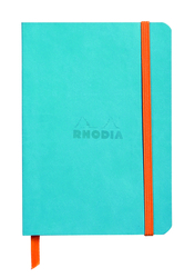 Rhodia - A6 Çizgili Defter TURQ. Yumuşak Kapak 72 Yaprak 90gr