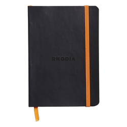 Rhodia - A6 Noktalı Defter Siyah Yumuşak Kapak 72 Yaprak 90gr