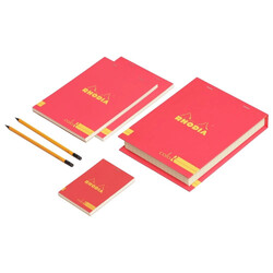 Rhodia - Essential Box Set Çizgili Kırmızı