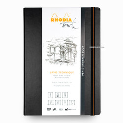 Rhodia - Touch A4 Pen & Inkwash Book 200gr Çizim Defteri