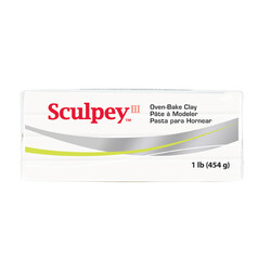 Sculpey - Sculpey III Polimer Kil Beyaz 454gr