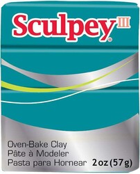 Sculpey - Sculpey III Polimer Kil Deniz Mavisi 57gr