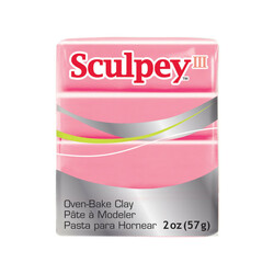 Sculpey - Sculpey III Polimer Kil Sıcak Pembe 57gr