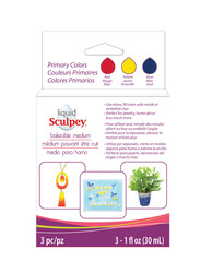 Liquid Sculpy Polimer Kil Primary 3x30ml - Thumbnail