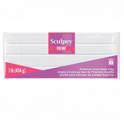 Sculpey - Sculpey Premo Polimer Kil 454gr Beyaz