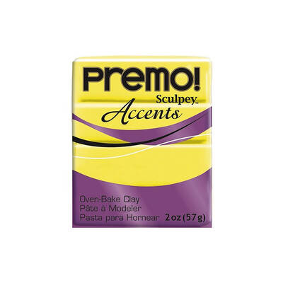 Premo Polimer Kil 57gr Transparan Sarı