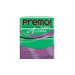 Sculpey - Premo Polimer Kil 57gr Transparan Yeşil